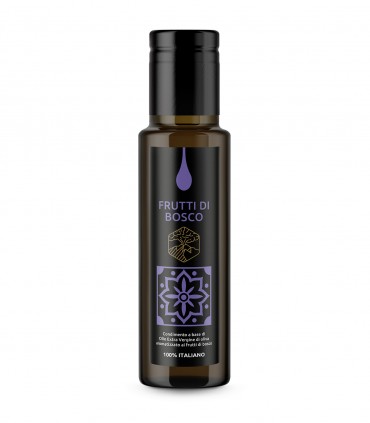 CONDIMENTO A BASE DI OLIO EXTRA VERGINE DI OLIVA AROMATIZZATO AI FRUTTI DI BOSCO