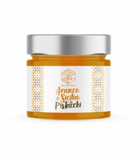 MARMELLATA DI ARANCE DI SICILIA E PISTACCHI