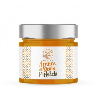 MARMELLATA DI ARANCE DI SICILIA E PISTACCHI