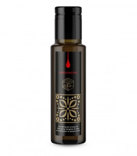 DRESSING BASED ON EXTRA VIRGIN OLIVE OIL FLAVOURED WITH CHILI PEPPER